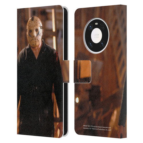 Friday the 13th: A New Beginning Graphics Jason Voorhees Leather Book Wallet Case Cover For Huawei Mate 40 Pro 5G