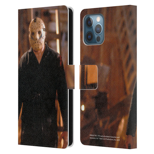Friday the 13th: A New Beginning Graphics Jason Voorhees Leather Book Wallet Case Cover For Apple iPhone 12 Pro Max