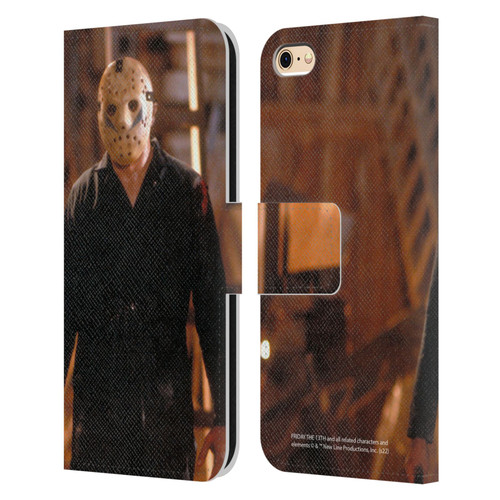 Friday the 13th: A New Beginning Graphics Jason Voorhees Leather Book Wallet Case Cover For Apple iPhone 6 / iPhone 6s