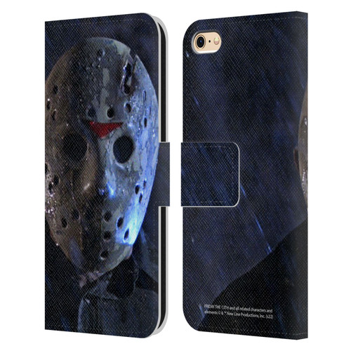 Friday the 13th: A New Beginning Graphics Jason Leather Book Wallet Case Cover For Apple iPhone 6 / iPhone 6s