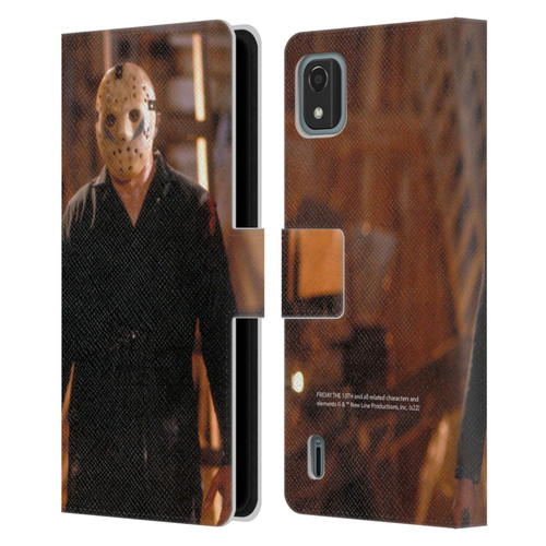 Friday the 13th: A New Beginning Graphics Jason Voorhees Leather Book Wallet Case Cover For Nokia C2 2nd Edition