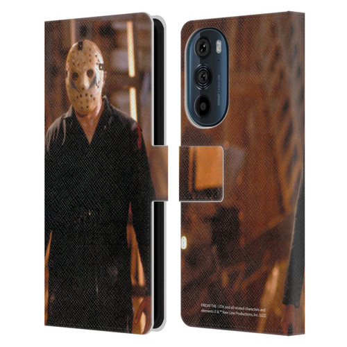 Friday the 13th: A New Beginning Graphics Jason Voorhees Leather Book Wallet Case Cover For Motorola Edge 30