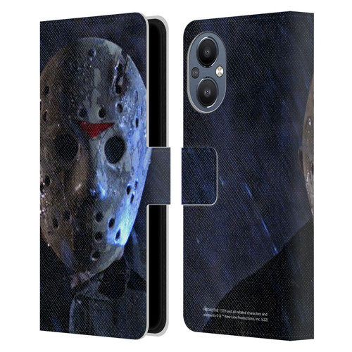 Friday the 13th: A New Beginning Graphics Jason Leather Book Wallet Case Cover For OnePlus Nord N20 5G
