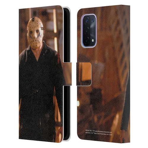 Friday the 13th: A New Beginning Graphics Jason Voorhees Leather Book Wallet Case Cover For OPPO A54 5G