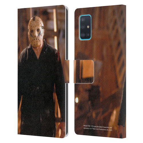 Friday the 13th: A New Beginning Graphics Jason Voorhees Leather Book Wallet Case Cover For Samsung Galaxy A51 (2019)
