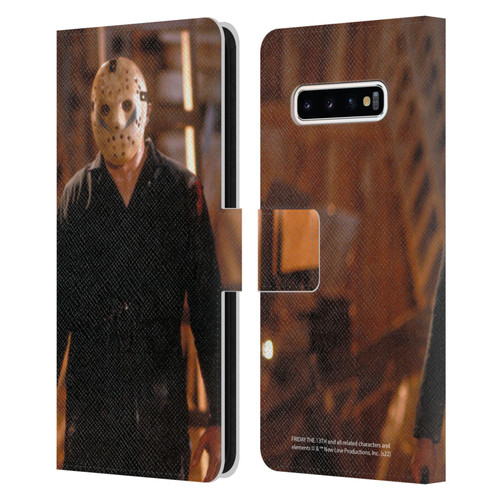 Friday the 13th: A New Beginning Graphics Jason Voorhees Leather Book Wallet Case Cover For Samsung Galaxy S10+ / S10 Plus