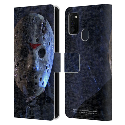 Friday the 13th: A New Beginning Graphics Jason Leather Book Wallet Case Cover For Samsung Galaxy M30s (2019)/M21 (2020)
