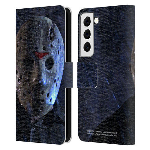 Friday the 13th: A New Beginning Graphics Jason Leather Book Wallet Case Cover For Samsung Galaxy S22 5G