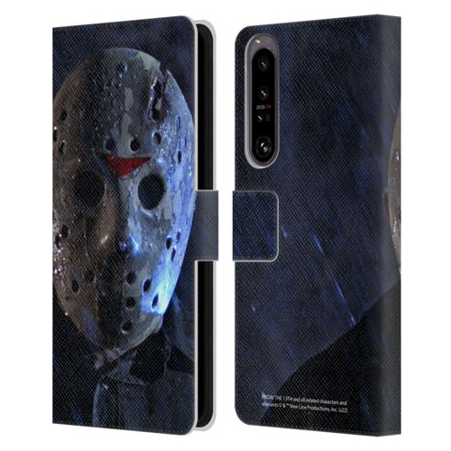 Friday the 13th: A New Beginning Graphics Jason Leather Book Wallet Case Cover For Sony Xperia 1 IV
