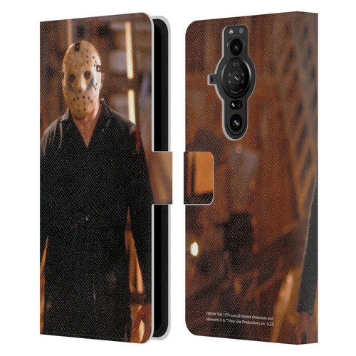 Friday the 13th: A New Beginning Graphics Jason Voorhees Leather Book Wallet Case Cover For Sony Xperia Pro-I