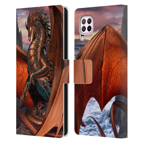 Ruth Thompson Dragons Coppervein Leather Book Wallet Case Cover For Huawei Nova 6 SE / P40 Lite