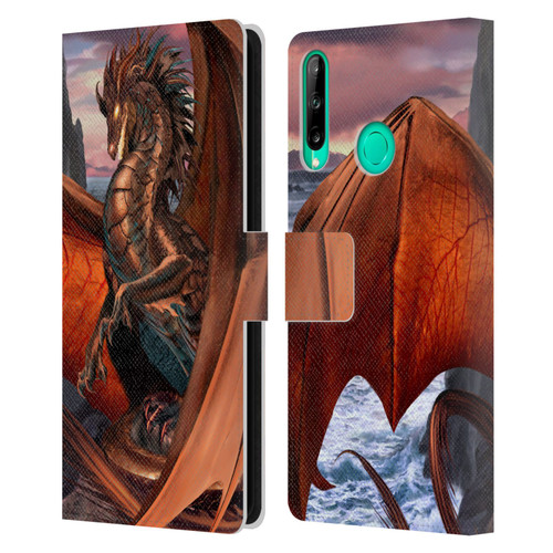 Ruth Thompson Dragons Coppervein Leather Book Wallet Case Cover For Huawei P40 lite E