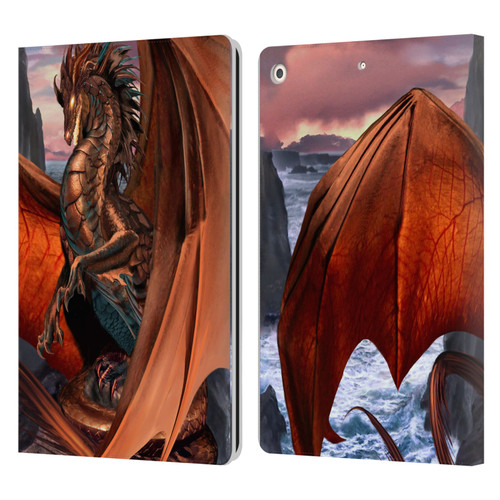 Ruth Thompson Dragons Coppervein Leather Book Wallet Case Cover For Apple iPad 10.2 2019/2020/2021