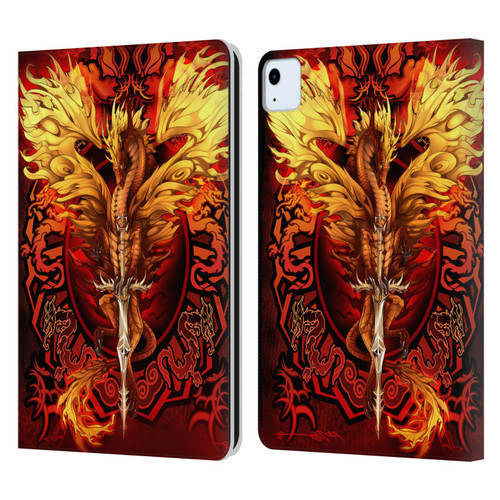 Ruth Thompson Dragons Flameblade Leather Book Wallet Case Cover For Apple iPad Air 2020 / 2022