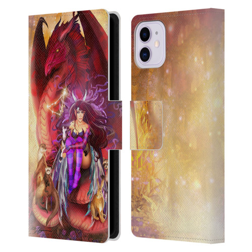 Ruth Thompson Dragons Capricorn Leather Book Wallet Case Cover For Apple iPhone 11