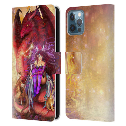 Ruth Thompson Dragons Capricorn Leather Book Wallet Case Cover For Apple iPhone 12 / iPhone 12 Pro