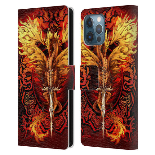 Ruth Thompson Dragons Flameblade Leather Book Wallet Case Cover For Apple iPhone 12 Pro Max