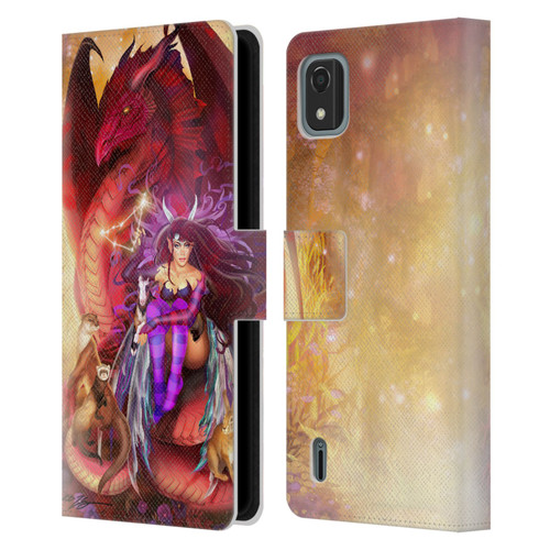 Ruth Thompson Dragons Capricorn Leather Book Wallet Case Cover For Nokia C2 2nd Edition