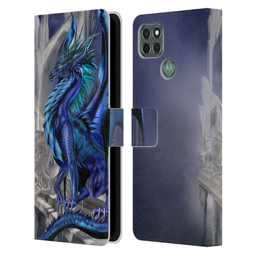 Ruth Thompson Dragons Nightfall Leather Book Wallet Case Cover For Motorola Moto G9 Power