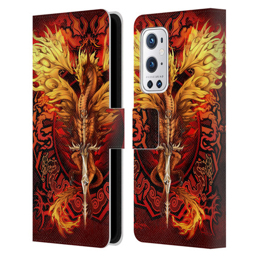 Ruth Thompson Dragons Flameblade Leather Book Wallet Case Cover For OnePlus 9 Pro