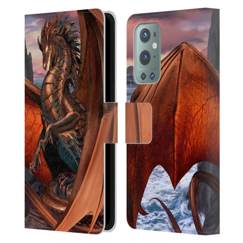 Ruth Thompson Dragons Coppervein Leather Book Wallet Case Cover For OnePlus 9