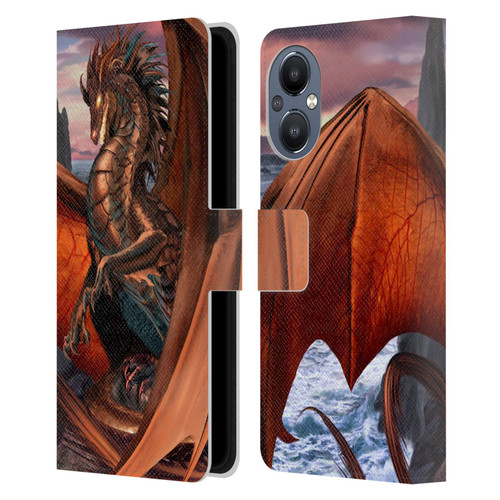 Ruth Thompson Dragons Coppervein Leather Book Wallet Case Cover For OnePlus Nord N20 5G