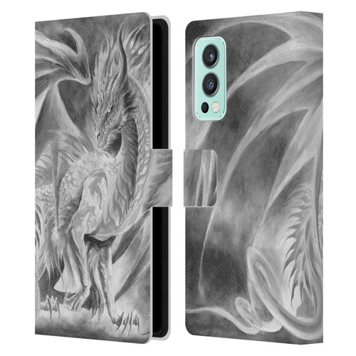 Ruth Thompson Dragons Silver Ice Leather Book Wallet Case Cover For OnePlus Nord 2 5G