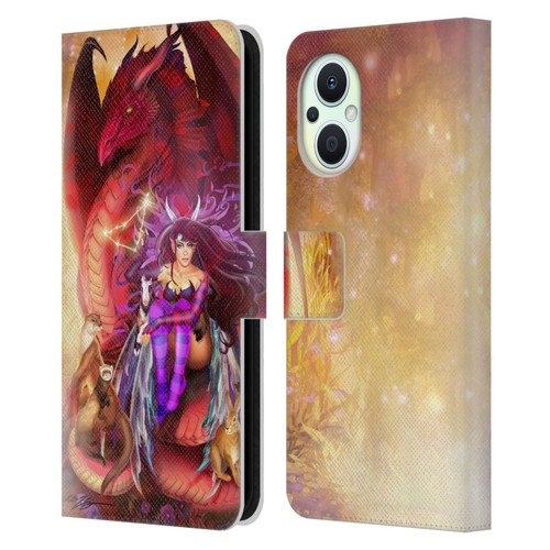 Ruth Thompson Dragons Capricorn Leather Book Wallet Case Cover For OPPO Reno8 Lite