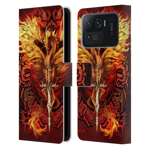 Ruth Thompson Dragons Flameblade Leather Book Wallet Case Cover For Xiaomi Mi 11 Ultra
