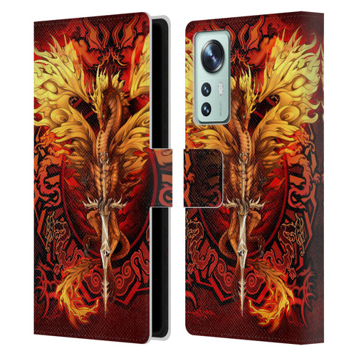 Ruth Thompson Dragons Flameblade Leather Book Wallet Case Cover For Xiaomi 12