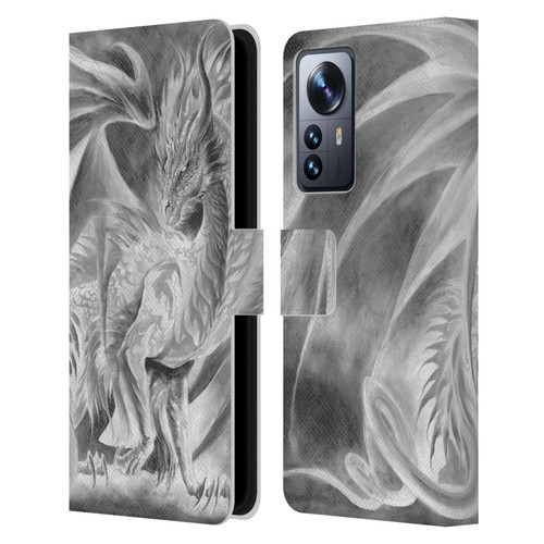 Ruth Thompson Dragons Silver Ice Leather Book Wallet Case Cover For Xiaomi 12 Pro