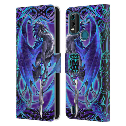Ruth Thompson Dragons 2 Stormblade Leather Book Wallet Case Cover For Nokia G11 Plus
