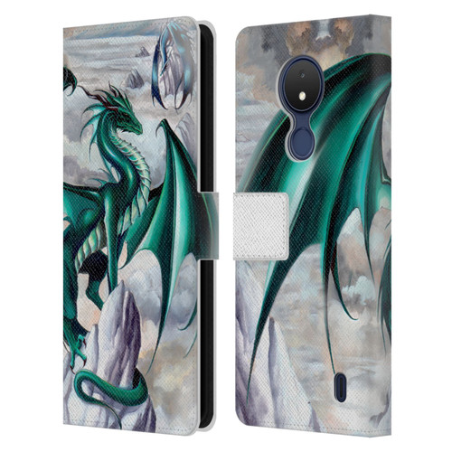 Ruth Thompson Dragons 2 Temptest Leather Book Wallet Case Cover For Nokia C21