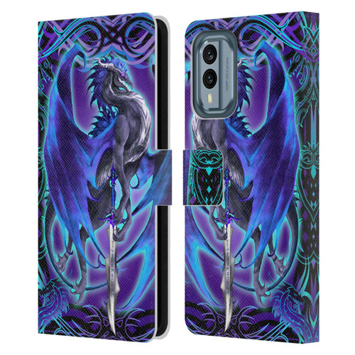 Ruth Thompson Dragons 2 Stormblade Leather Book Wallet Case Cover For Nokia X30