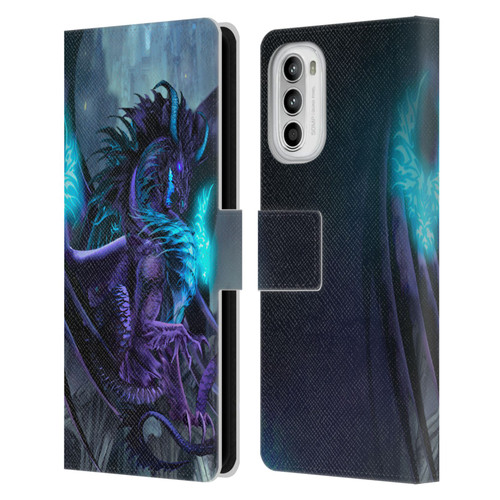 Ruth Thompson Dragons 2 Talisman Leather Book Wallet Case Cover For Motorola Moto G52