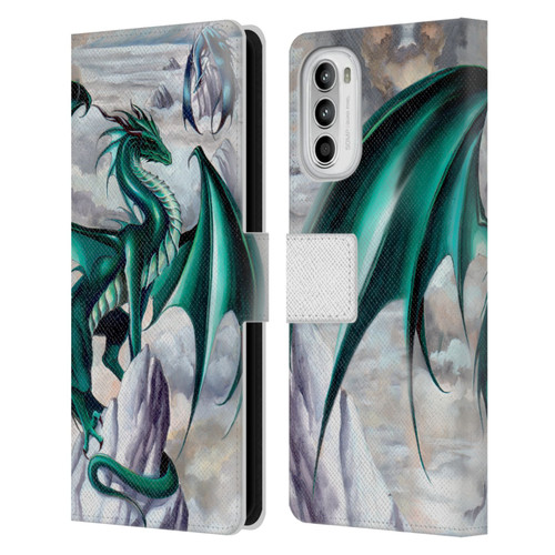 Ruth Thompson Dragons 2 Temptest Leather Book Wallet Case Cover For Motorola Moto G52