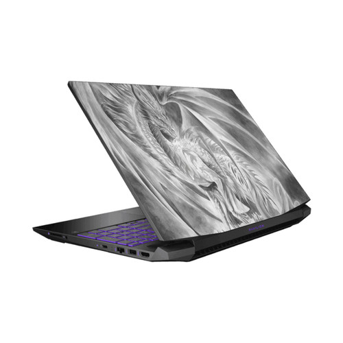 Ruth Thompson Dragons Silver Ice Vinyl Sticker Skin Decal Cover for HP Pavilion 15.6" 15-dk0047TX