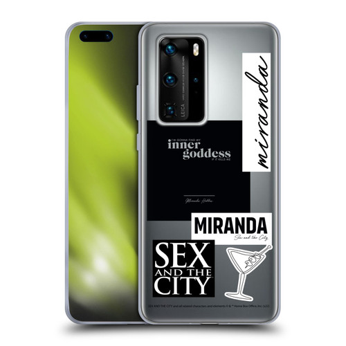 Sex and The City: Television Series Characters Inner Goddess Miranda Soft Gel Case for Huawei P40 Pro / P40 Pro Plus 5G