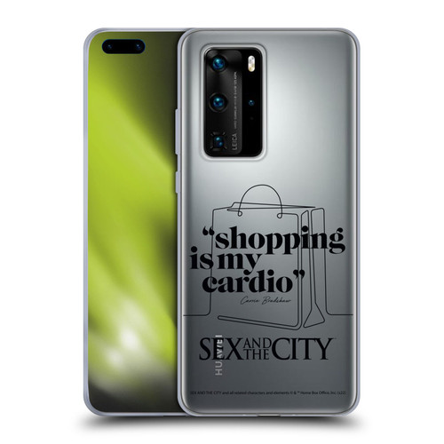 Sex and The City: Television Series Characters Shopping Cardio Carrie Soft Gel Case for Huawei P40 Pro / P40 Pro Plus 5G