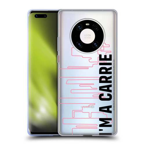 Sex and The City: Television Series Characters Carrie Soft Gel Case for Huawei Mate 40 Pro 5G