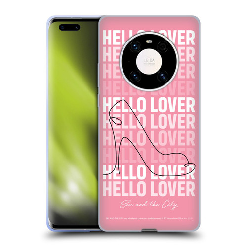 Sex and The City: Television Series Characters Hello Lover Carrie Soft Gel Case for Huawei Mate 40 Pro 5G