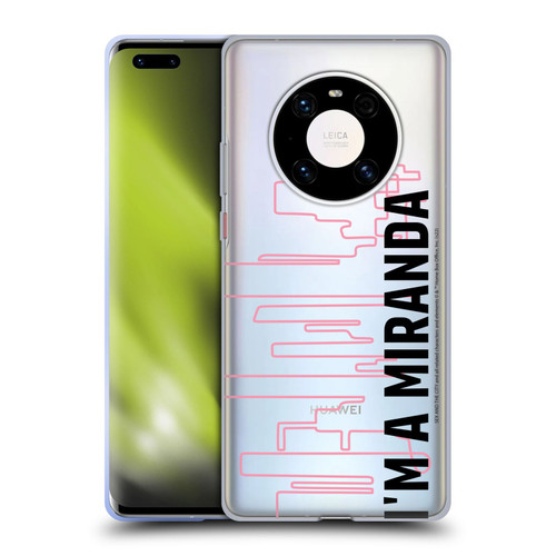 Sex and The City: Television Series Characters Miranda Soft Gel Case for Huawei Mate 40 Pro 5G