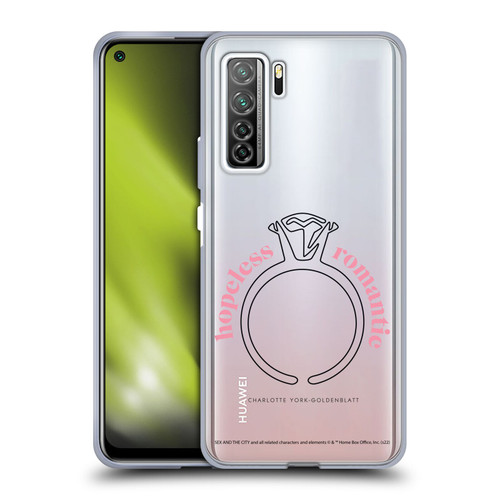 Sex and The City: Television Series Characters Hopeless Romantic Charlotte Soft Gel Case for Huawei Nova 7 SE/P40 Lite 5G