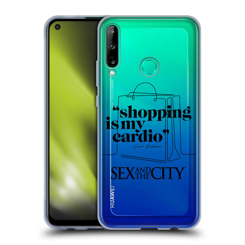 Sex and The City: Television Series Characters Shopping Cardio Carrie Soft Gel Case for Huawei P40 lite E