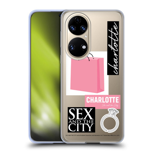 Sex and The City: Television Series Characters Shopping Bag Charlotte Soft Gel Case for Huawei P50
