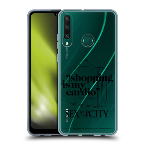 Sex and The City: Television Series Characters Shopping Cardio Carrie Soft Gel Case for Huawei Y6p