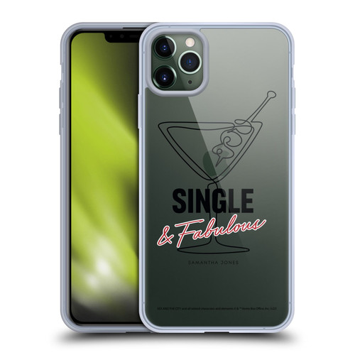 Sex and The City: Television Series Characters Single And Fabulous Samantha Soft Gel Case for Apple iPhone 11 Pro Max