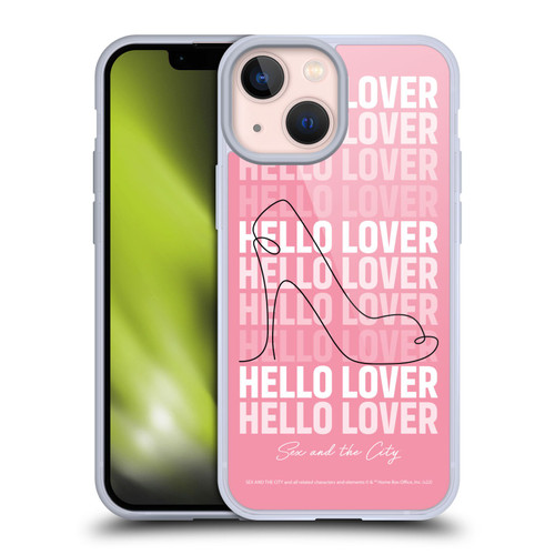 Sex and The City: Television Series Characters Hello Lover Carrie Soft Gel Case for Apple iPhone 13 Mini