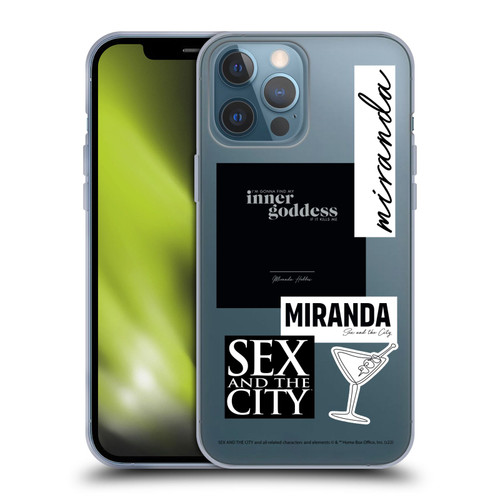 Sex and The City: Television Series Characters Inner Goddess Miranda Soft Gel Case for Apple iPhone 13 Pro Max