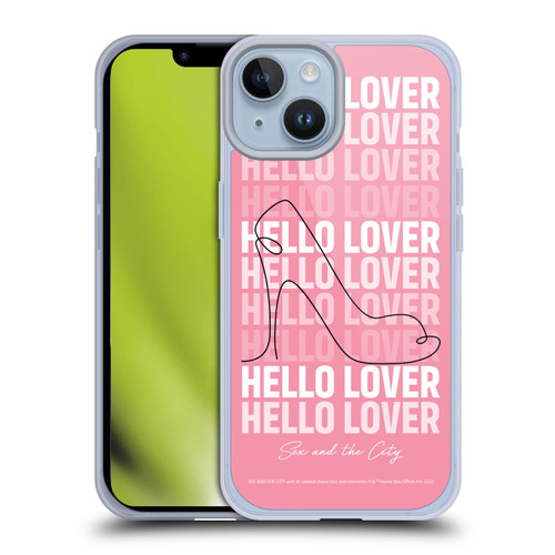 Sex and The City: Television Series Characters Hello Lover Carrie Soft Gel Case for Apple iPhone 14